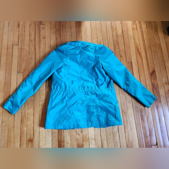 Nygard Black Label turquoise spring rain jacket in xs - Picture 7 of 8